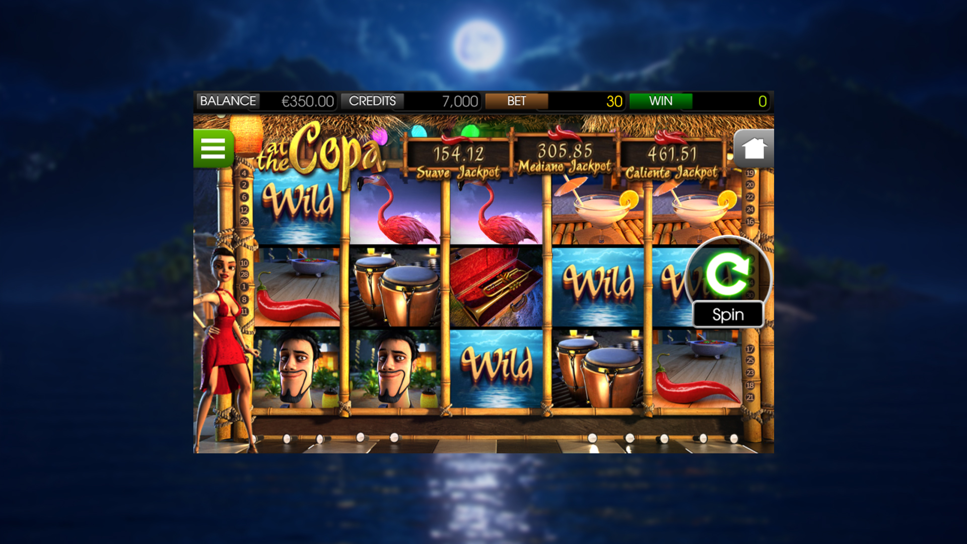 BetSoft At The Copa Screenshot