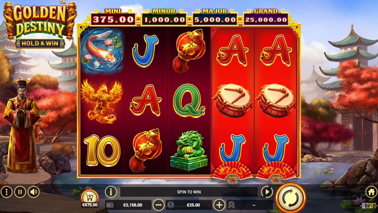 BetSoft Golden Destiny Screenshot
