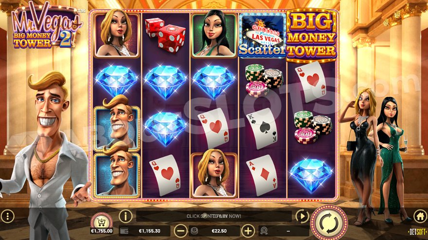 BetSoft Mr Vegas Screenshot