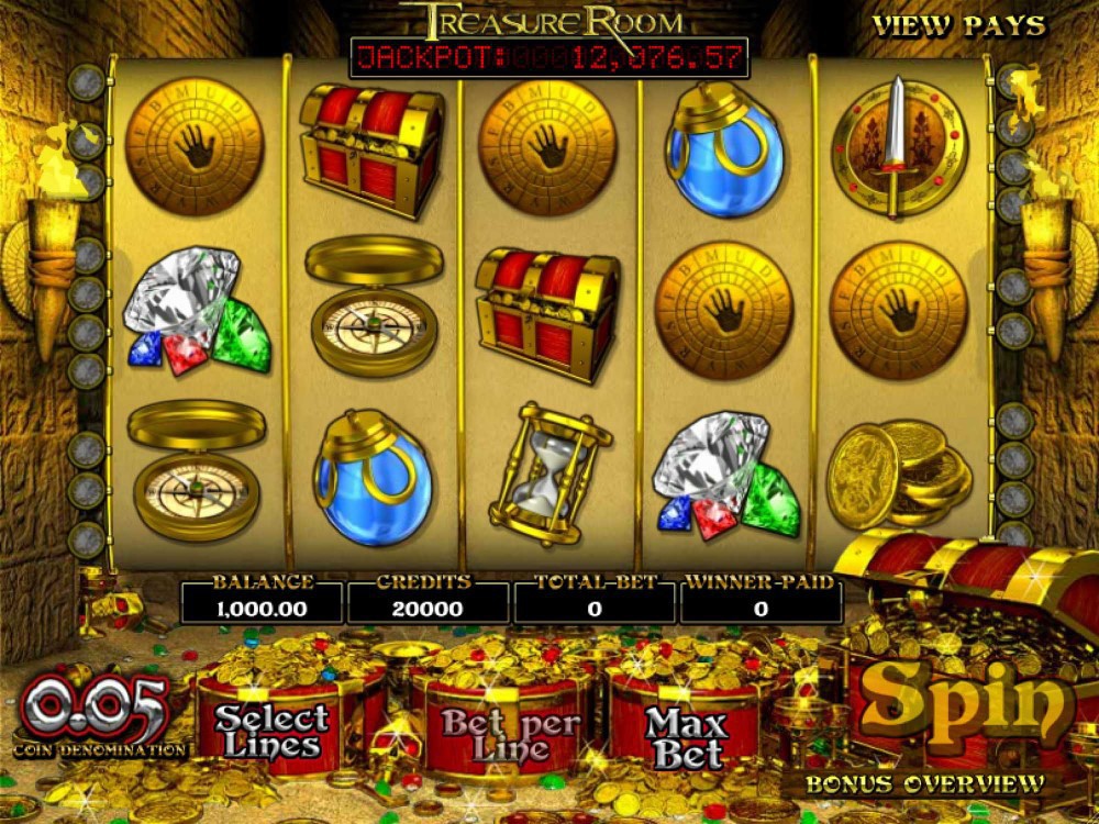 BetSoft Treasure Room Screenshot
