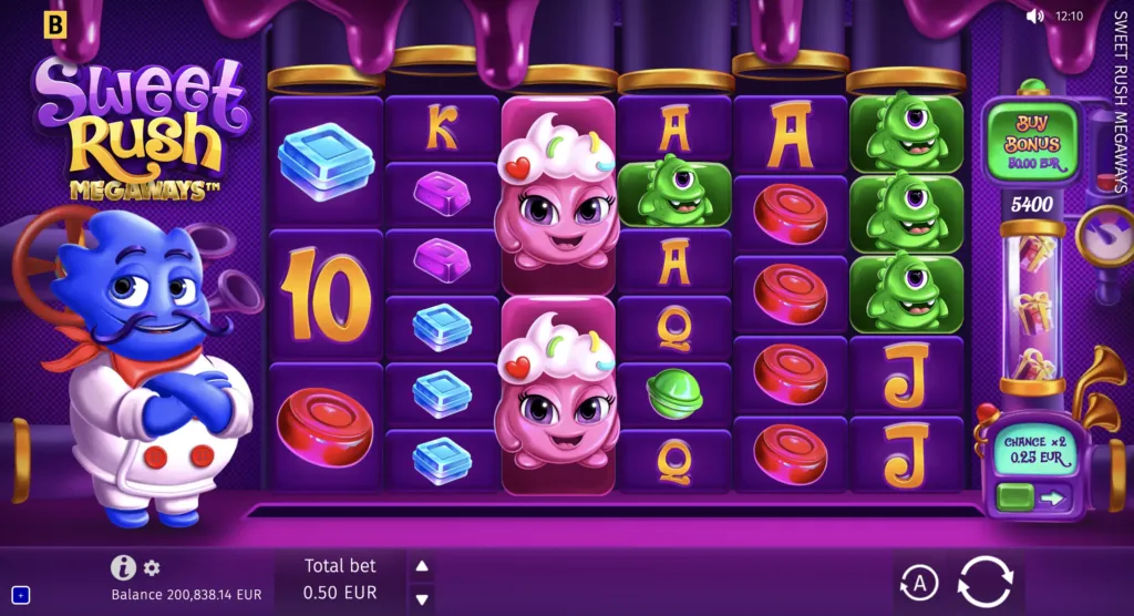 BG Sweet Rush Megaways Screenshot
