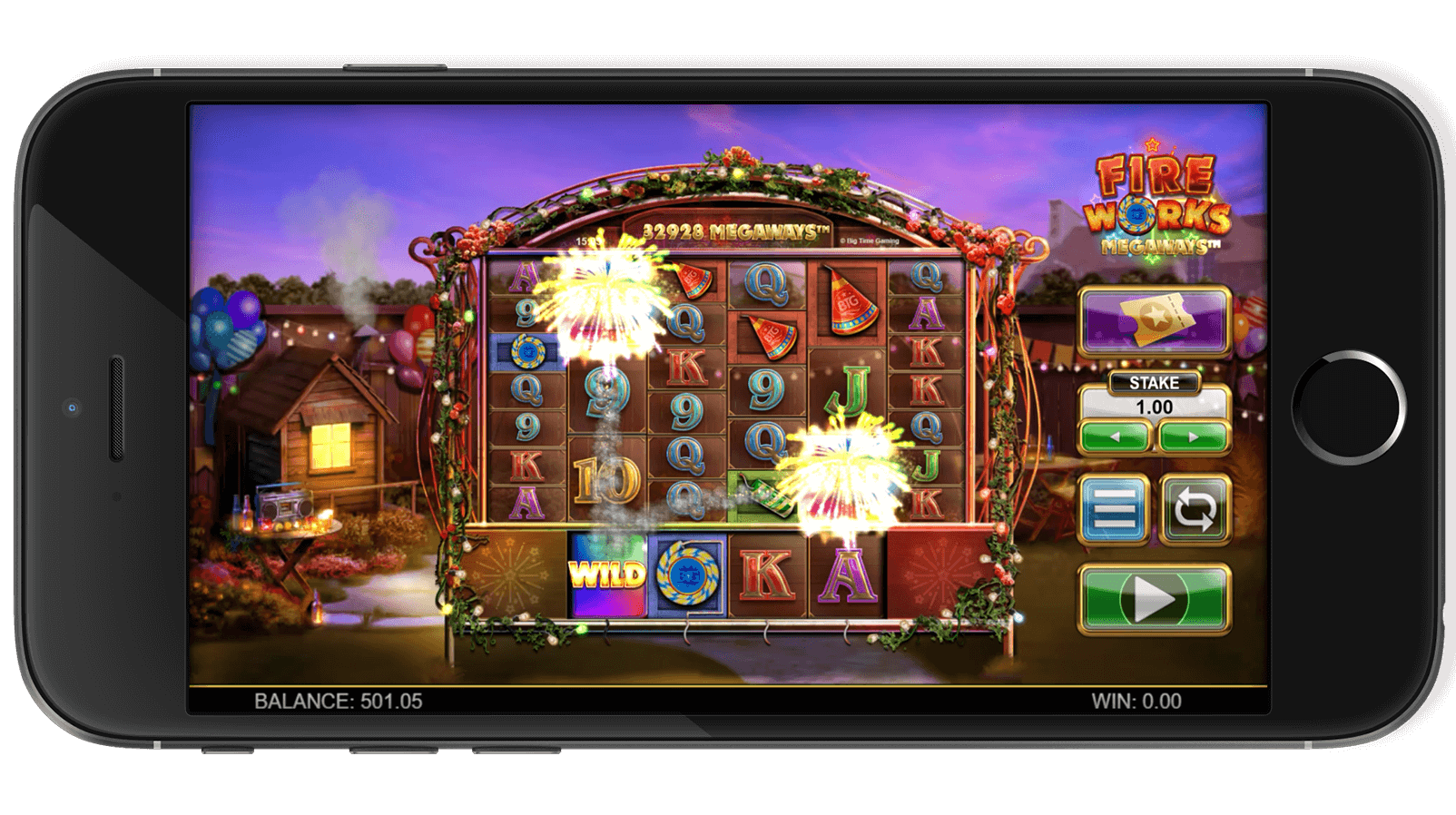 Fireworks Megaways Screenshot