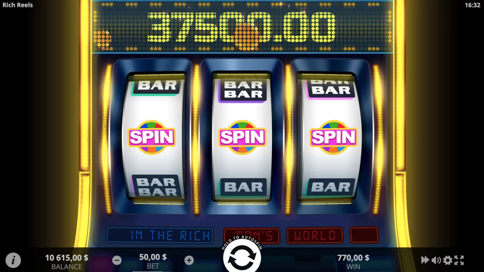 EVO Rich Reels Screenshot