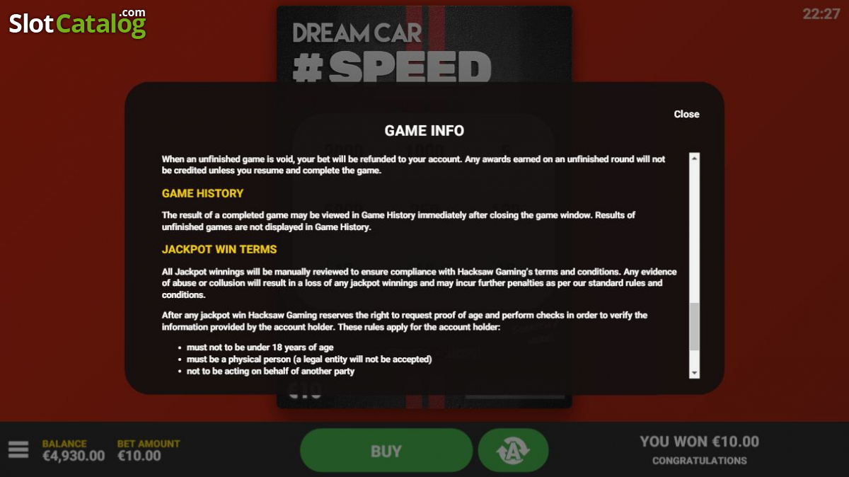 Hack Dream Car SPEED Screenshot