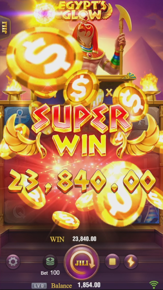 JILI Egypt's Glow Screenshot