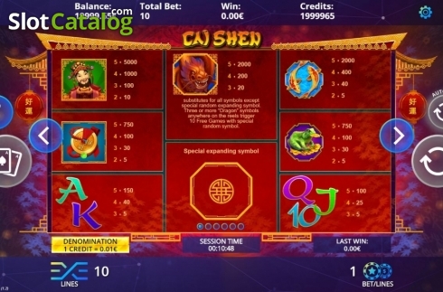 LuckyWin Cai Shen 777 Screenshot