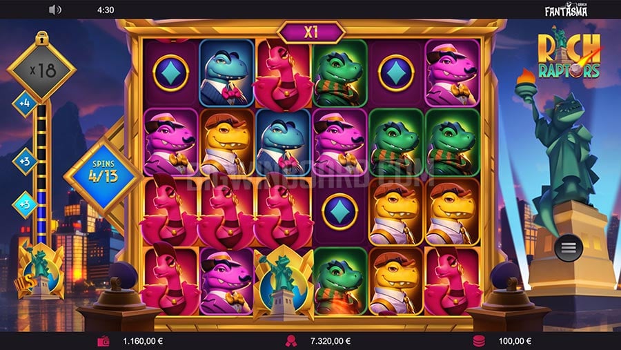 Rich Raptors Screenshot