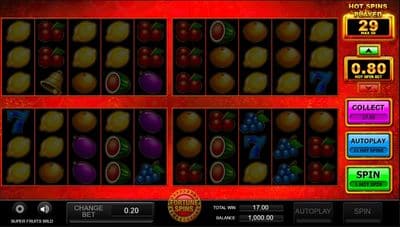 Super Fruits Slot 2 Screenshot