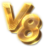 V8 Poker Logo at SLOTSUP